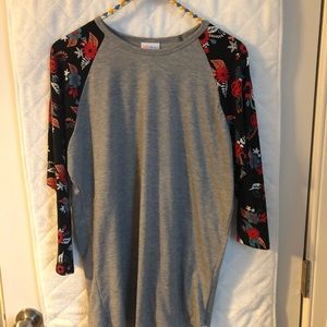 Lularoe Floral sleeved Randy